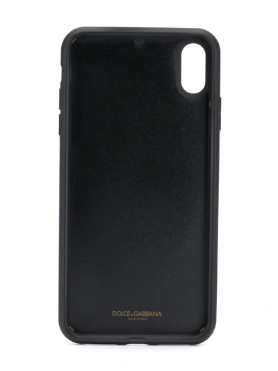 Shop Dolce & Gabbana Logo Iphone Xs Max Case In Black