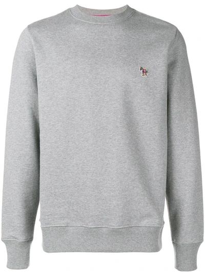 Shop Ps By Paul Smith Logo Sweatshirt In Grey
