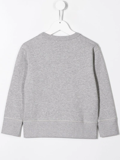 Shop Gucci Interlocking G Sweatshirt In Grey