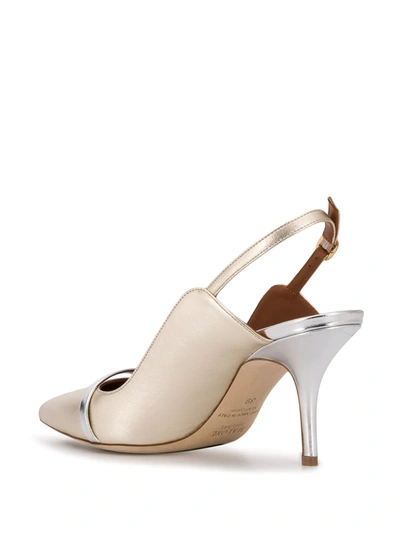 Malone Souliers Pointed High-heeled Sandals In Silver