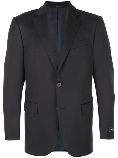 Shop Ermenegildo Zegna Single-breasted Suit Jacket In Blue