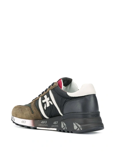 Shop Premiata Lander Sneakers In Green