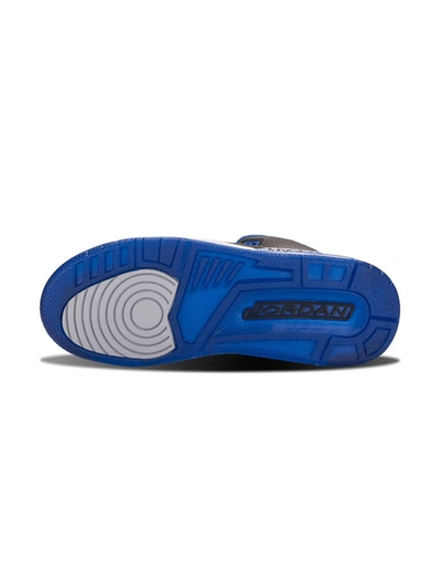 Shop Jordan Air  3 Retro Bg "sport Blue" Sneakers In Black