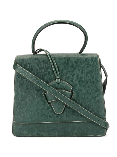 Pre-owned Loewe Barcelona两用手提包 In Green