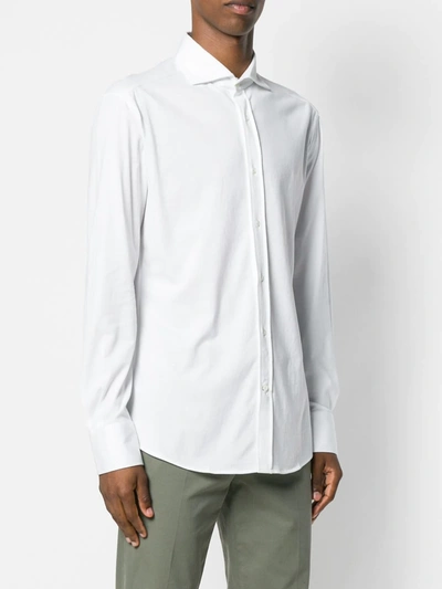Brunello Cucinelli Poplin Shirt In White