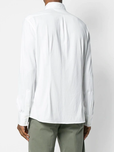 Brunello Cucinelli Poplin Shirt In White