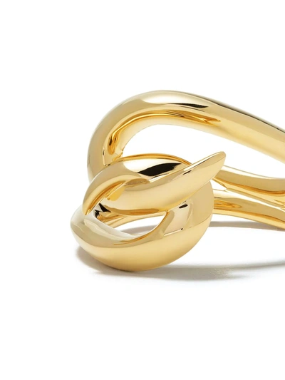 Shop Shaun Leane Hook Ring In Gold