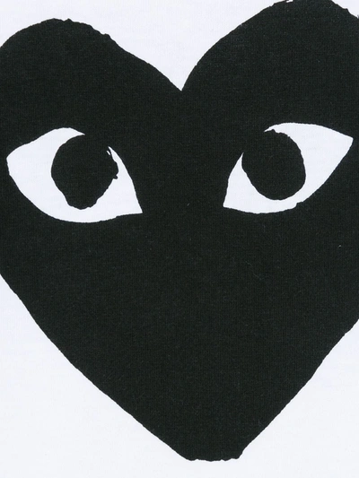 Comme Des Garçons Play T-shirt In White