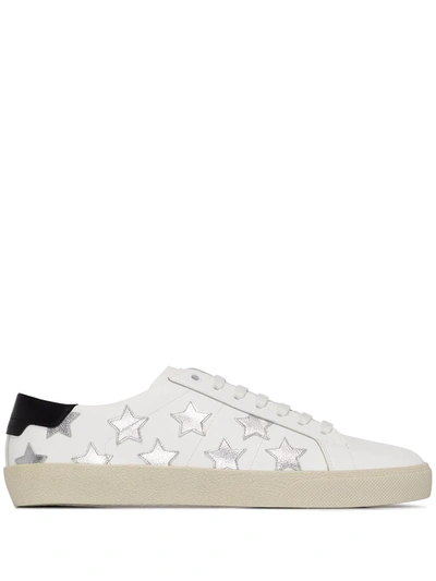 Shop Saint Laurent Court Classic Sl/06 Sneakers In White