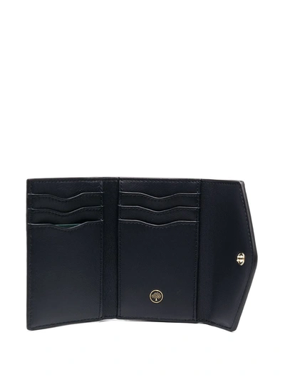 Mulberry Grained-effect Folded Wallet In Brown