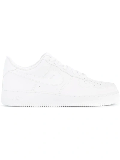 Shop Nike Air Force 1 Low 07 "white On White" Sneakers