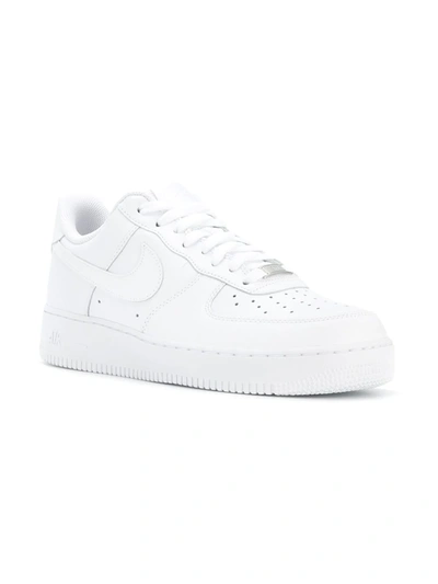 Nike Air Force 1 Low 07 "white On White" Sneakers In White