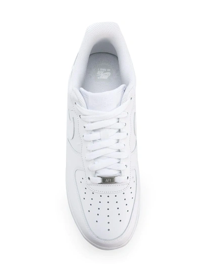 Shop Nike Air Force 1 Low 07 "white On White" Sneakers