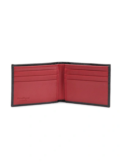 Shop Ferragamo Bifold Wallet In Black