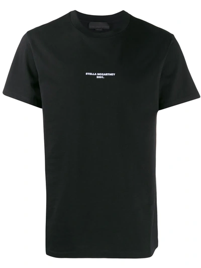 Shop Stella Mccartney Logo Print T-shirt In Black