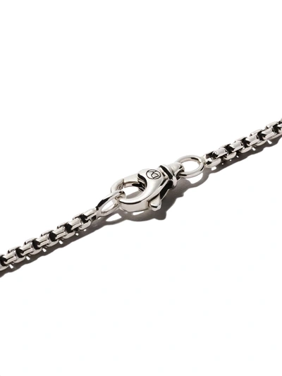 Shop David Yurman 22" Length Small Box Chain Necklace In Ss