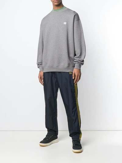 Shop Acne Studios Oversized Sweatshirt In Grey