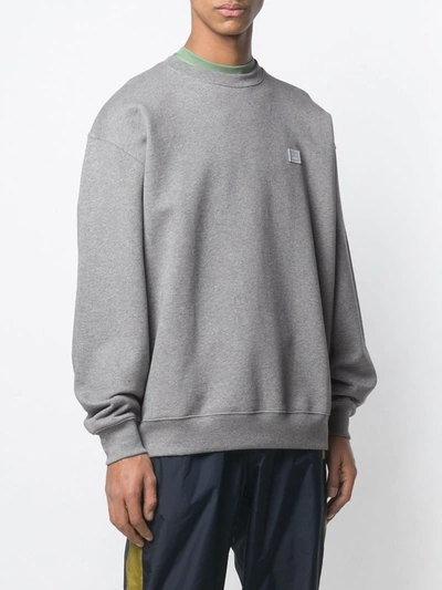 Shop Acne Studios Oversized Sweatshirt In Grey