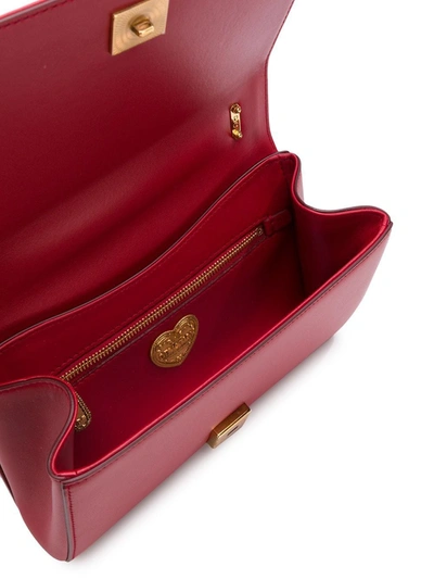Dolce & Gabbana Medium Devotion Shoulder Bag In Red