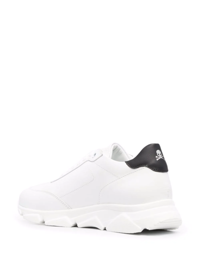 Philipp Plein Low-top Lace-up Trainers In White
