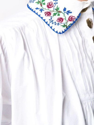 Seen Users Capelet Maxi Dress In White
