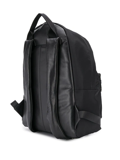 Shop Philipp Plein Logo Plaque Backpack In Black
