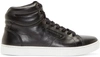DOLCE & GABBANA Black Leather London High-Top Sneakers