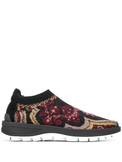 ETRO PATTERNED RUNNING SNEAKERS 