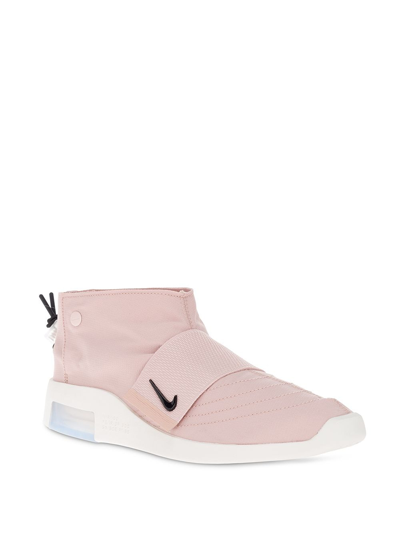 Shop Nike Air Fear Of God Moccasin "particle Beige" Sneakers In Pink