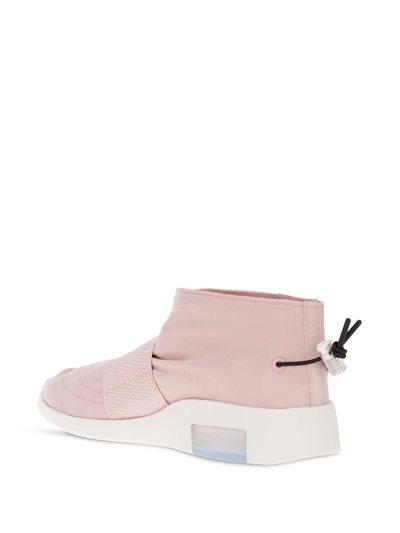 Shop Nike Air Fear Of God Moccasin "particle Beige" Sneakers In Pink