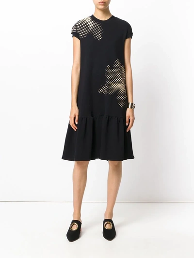 Shop Ioana Ciolacu T-shirt Drop Waist Dress In Black