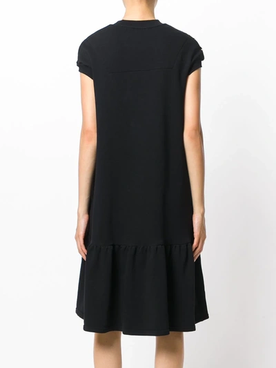 Shop Ioana Ciolacu T-shirt Drop Waist Dress In Black