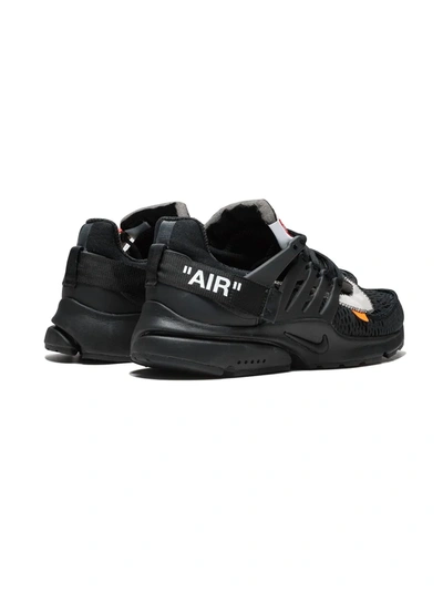 Nike The 10  Air Presto Sneakers In Black/white-cone