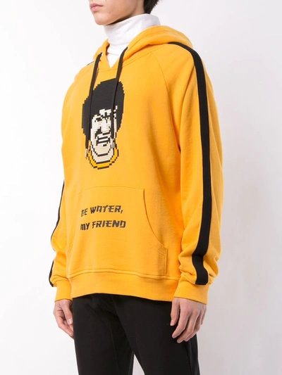 Mostly Heard Rarely Seen 8-bit Be Water My Friend Hoodie In Yellow