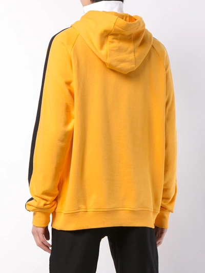 Shop Mostly Heard Rarely Seen 8-bit Be Water My Friend Hoodie In Yellow