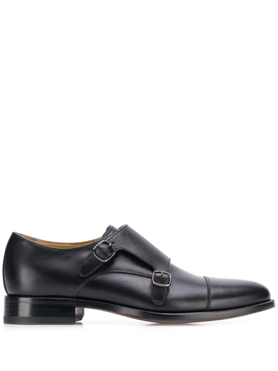 Shop Scarosso Monk Shoes In Black