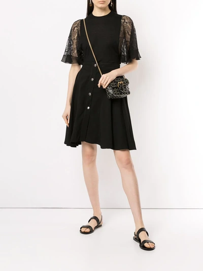 Shop Giambattista Valli Button-up Midi Skirt In Black