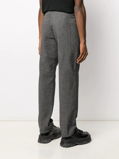 Pre-owned Comme Des Garçons 1990's Straight Leg Trousers In Grey