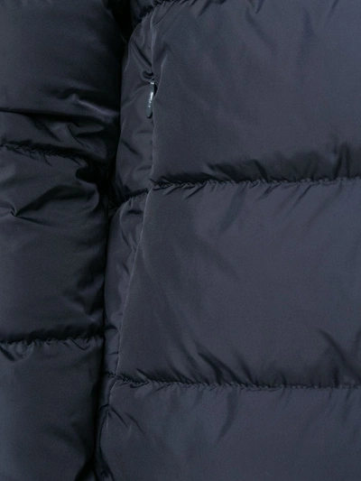 Herno Hooded Puffer Jacket In Blue
