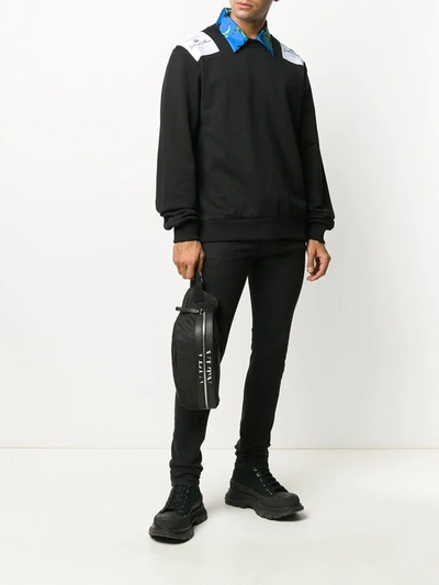 Shop Dolce & Gabbana Logo Patch Sweatshirt In Black