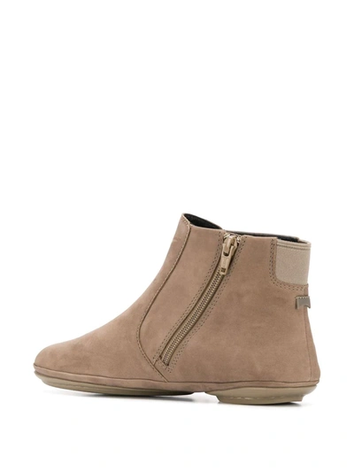 Shop Camper Ankle Boots In Brown