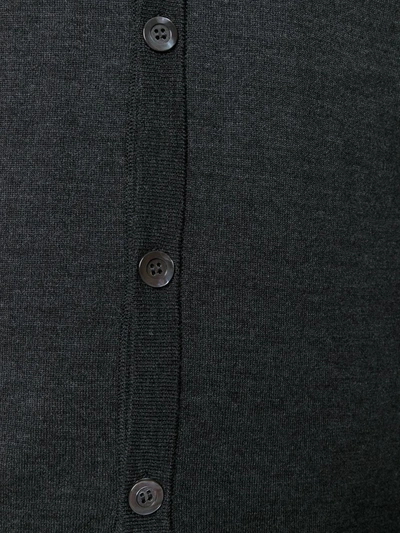 Shop Fashion Clinic Timeless V-neck Cardigan In Grey