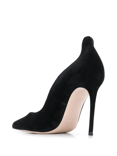 Shop Le Silla Sculpted Pointed Pumps In Black