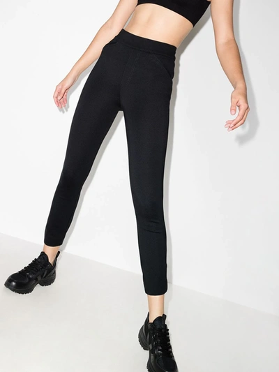 Shop Spanx Ponte Shape Skinny Leggings In Black