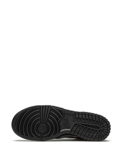 Shop Nike X Comme Des Garçons Dunk Low "black Clear" Sneakers In Grey
