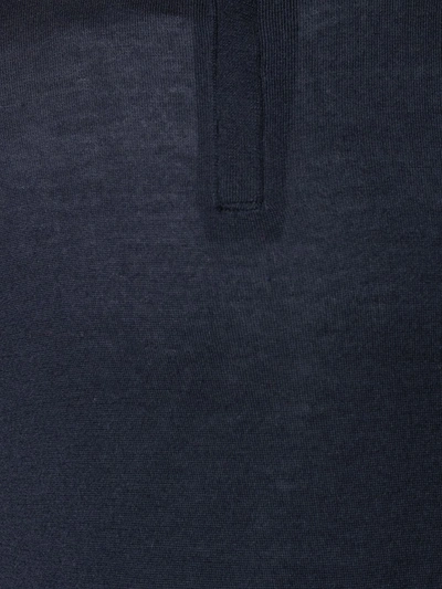 N•peal The Regent Half-zip Jumper In Blue