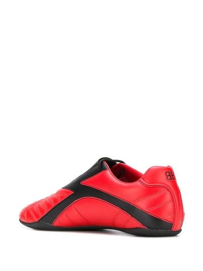 Shop Balenciaga Zen Low-top Sneakers In Red