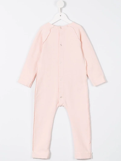 Shop Andorine Raw-edge Jumpsuit In Pink