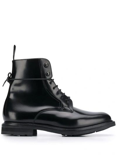 Shop Church's Ankle Lace-up Boots In Black