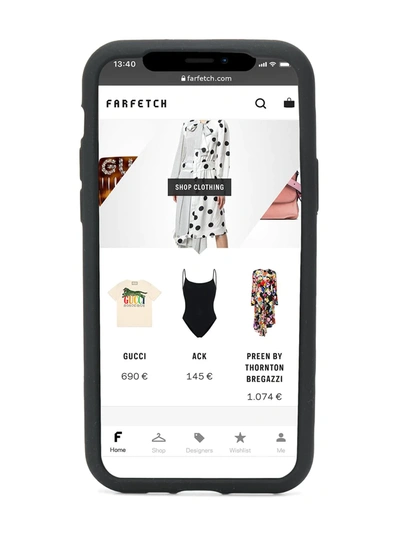 Shop Dolce & Gabbana Iphone 11 Pro Tile-print Case In Black